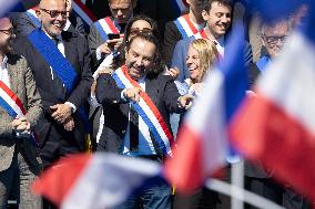 Rally in support of Marine Le Pen - Paris