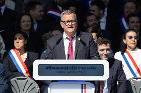 Rally in support of Marine Le Pen - Paris