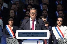 Rally in support of Marine Le Pen - Paris