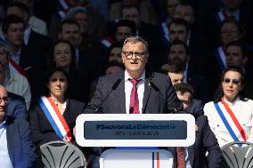 Rally in support of Marine Le Pen - Paris