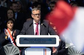 Rally in support of Marine Le Pen - Paris