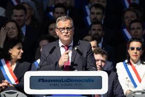 Rally in support of Marine Le Pen - Paris