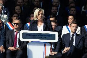 Rally in support of Marine Le Pen - Paris