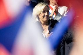 Rally in support of Marine Le Pen - Paris