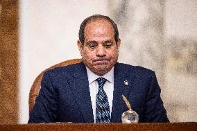 Presidents Sisi And Macron Exchange Signed-Bilateral Agreements - Cairo