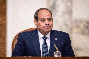 Presidents Sisi And Macron Exchange Signed-Bilateral Agreements - Cairo