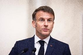 Presidents Sisi And Macron Exchange Signed-Bilateral Agreements - Cairo