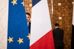 Presidents Sisi And Macron Exchange Signed-Bilateral Agreements - Cairo