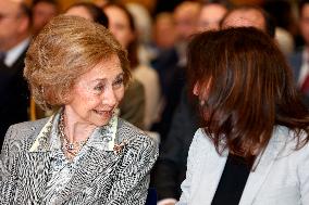 Queen Sofia Launches Extraordinary Brains Campaign - Madrid