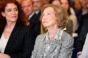 Queen Sofia Launches Extraordinary Brains Campaign - Madrid