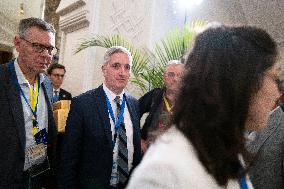 Sebastien Lecornu And Eric Lombard Meeting - Cairo
