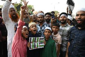 Protest Against Condemning Israel's Brutal Attacks On Palestinians In Gaza, In Dhaka.