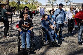 Rassemblement National Meeting To Support Marine Le Pen, In Paris