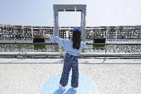 Largest interactive fountain array
