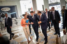 Presidents Sissi And Macron At The Egypt-France Business Forum - Cairo
