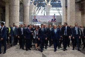 Presidents Sissi And Macron Ride The Metro - Cairo