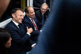 Presidents Sissi And Macron Ride The Metro - Cairo