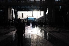 Presidents Sissi And Macron Ride The Metro - Cairo