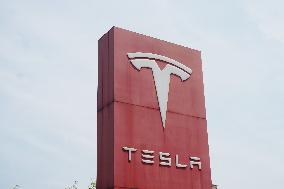 Tesla Shares Fall As Tariffs Hit
