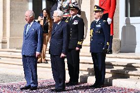 Britain's King Charles, Queen Camilla In Italy