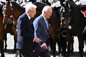 Britain's King Charles, Queen Camilla In Italy