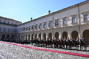 Britain's King Charles, Queen Camilla In Italy