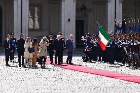 Britain's King Charles, Queen Camilla In Italy