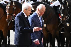 Britain's King Charles, Queen Camilla In Italy