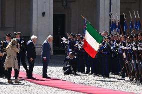 Britain's King Charles, Queen Camilla In Italy