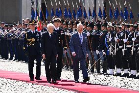 Britain's King Charles, Queen Camilla In Italy