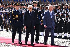 Britain's King Charles, Queen Camilla In Italy