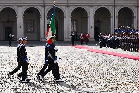 Britain's King Charles, Queen Camilla In Italy