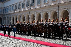 King Charles III And Queen Camilla Undertake State Visit To The Republic Of Italy - Day Two