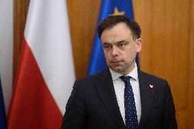 Polish Prime Minister Donald Tusk Meets With Automotive Representatives For Talks.