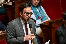 Questions to the government at the National Assembly in Paris FA
