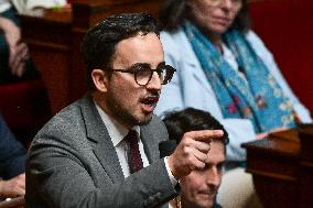 Questions to the government at the National Assembly in Paris FA