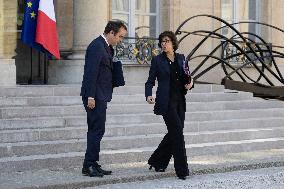 Cabinet meeting at the Elysee Palace - Paris RL