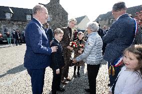 NO TABLOIDS - Official visit to Brittany by Prince Albert II of Monaco with his family - Matignon