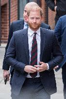 Prince Harry Attends Court Of Appeal Over Security Arrangements In London