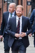 Prince Harry Attends Court Of Appeal Over Security Arrangements In London