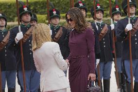 Meloni Hosts Queen Rania at Villa Doria Pamphilj - Rome