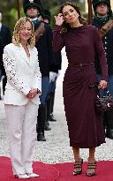 Meloni Hosts Queen Rania at Villa Doria Pamphilj - Rome
