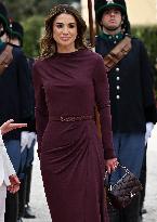Meloni Hosts Queen Rania at Villa Doria Pamphilj - Rome
