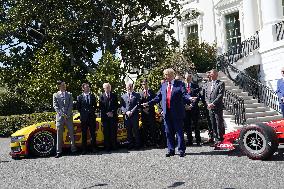 Trump with Racing Champions