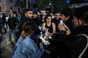 Israeli Demonstrators In Jerusalem Protest Against War In Gaza