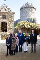 NO TABLOIDS - Official visit to Brittany by Prince Albert II of Monaco with his family - Plevenon