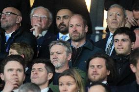 Prince Willam At PSG vs Aston Villa - Paris