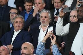 Celebs At PSG vs Aston Villa - Paris