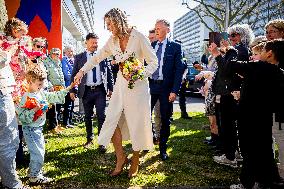 Queen Maxima Visit To The Heerlerbaan District - Heerlen