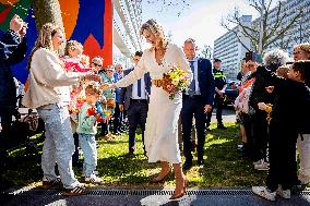 Queen Maxima Visit To The Heerlerbaan District - Heerlen